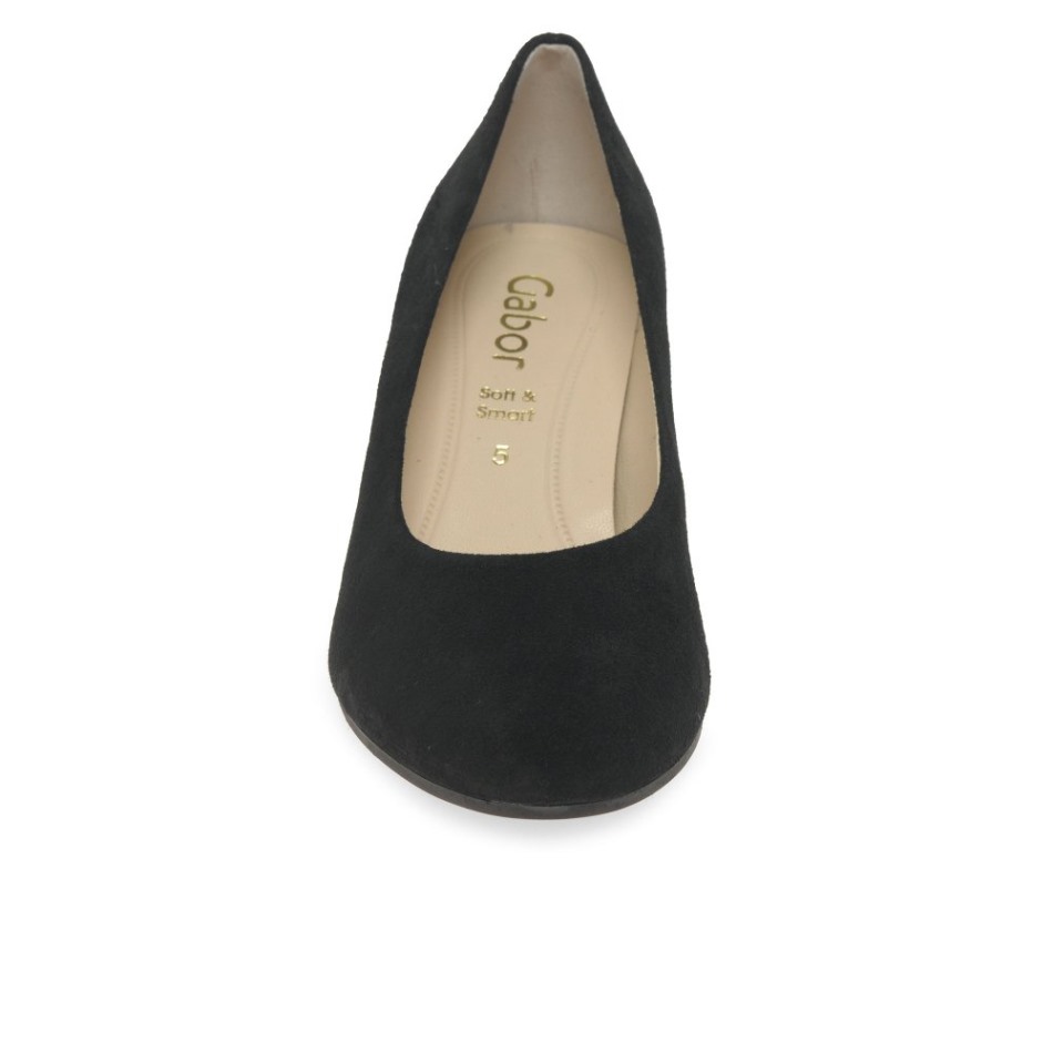 Escarpins Pour Dames Edina Gabor | Daim Noir Exclusif